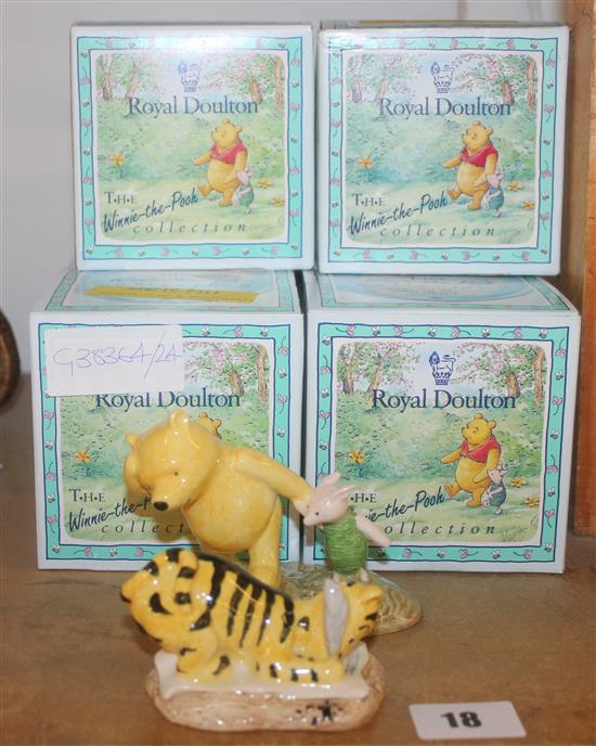 8 Royal Doulton Winne the Pooh figures